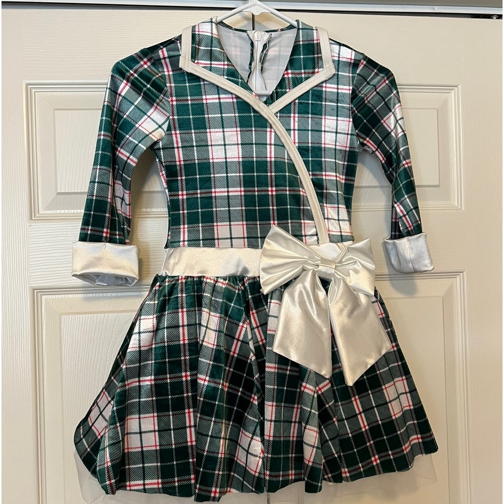 Christmas themed ballet costume used in Nutcracker.